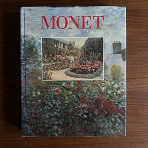 Vintage 1980s Hardcover Coffee Table Book Monet Art Design Book